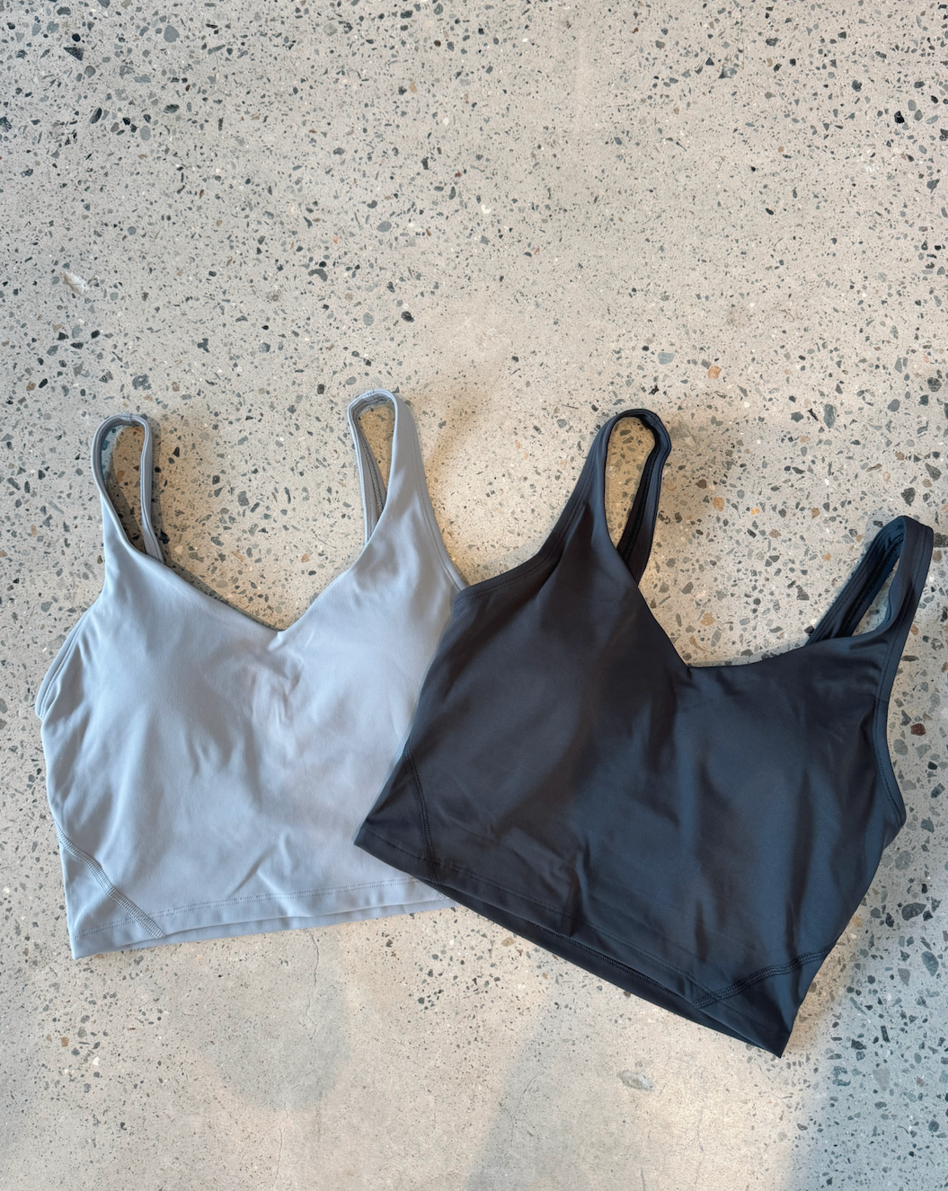 Archie & Wolf Cancun Crop Grey, front view