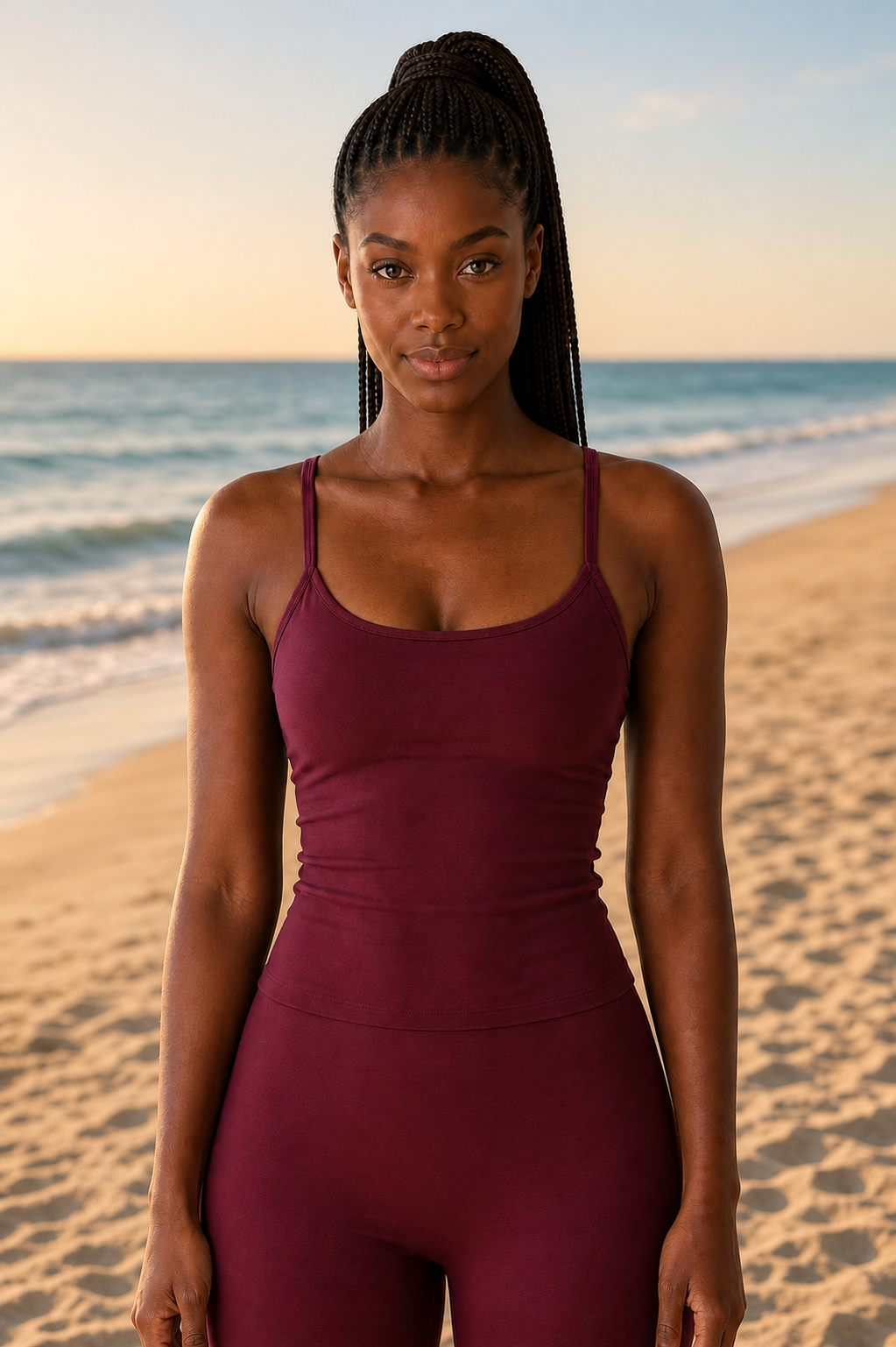 Bianca Singlet/ Burgundy