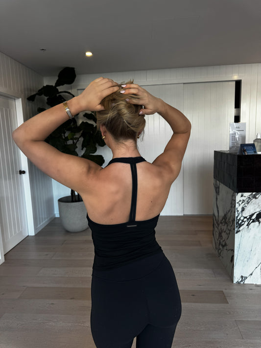 Balmoral Singlet/ Black 